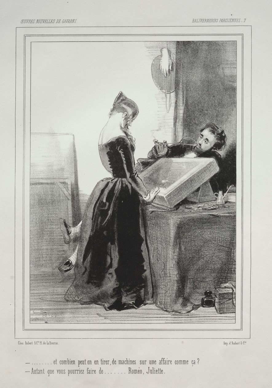 Baliverneries Parisiennes von Paul Gavarni