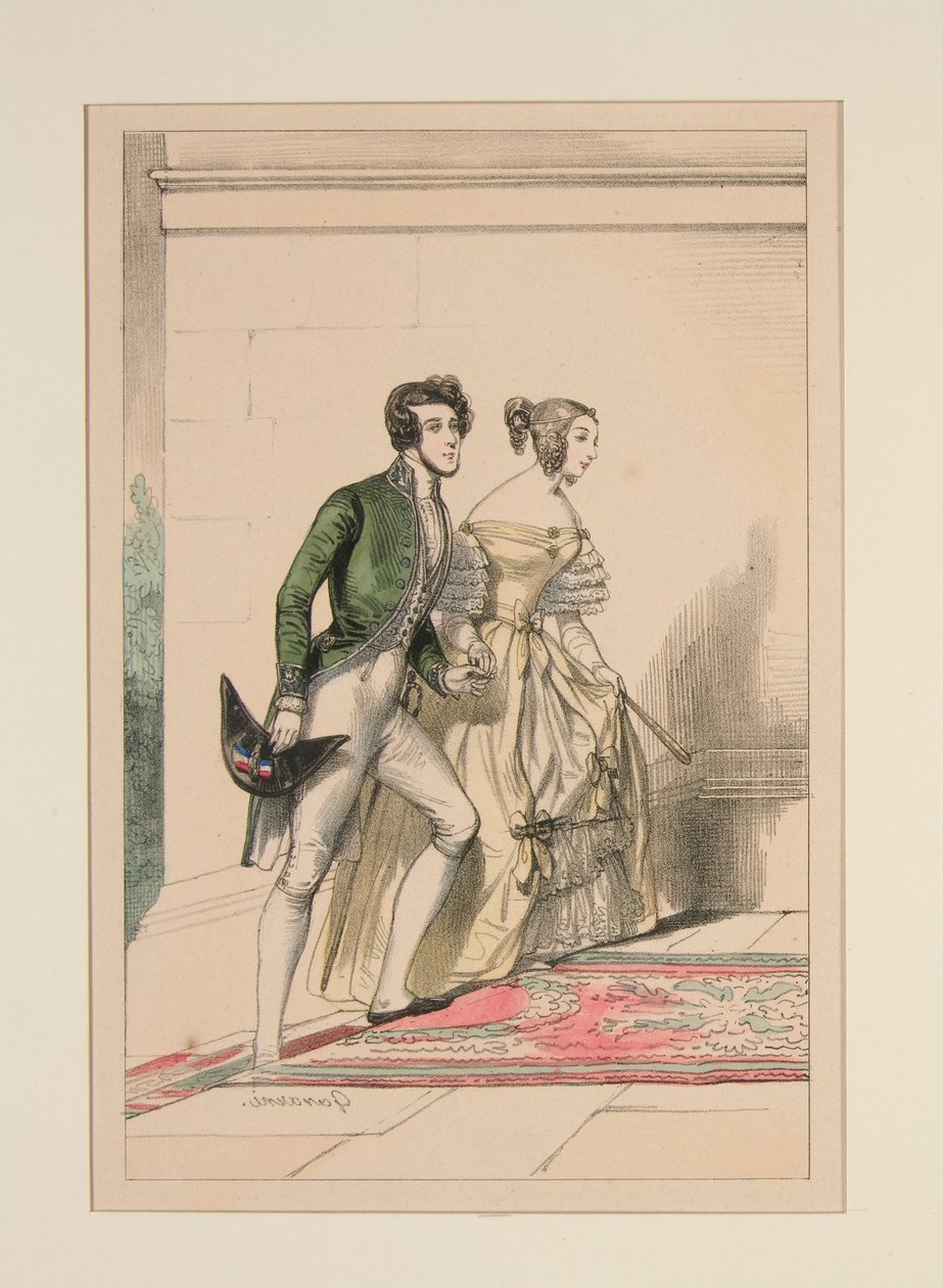 Hofkostüm 1837 von Paul Gavarni