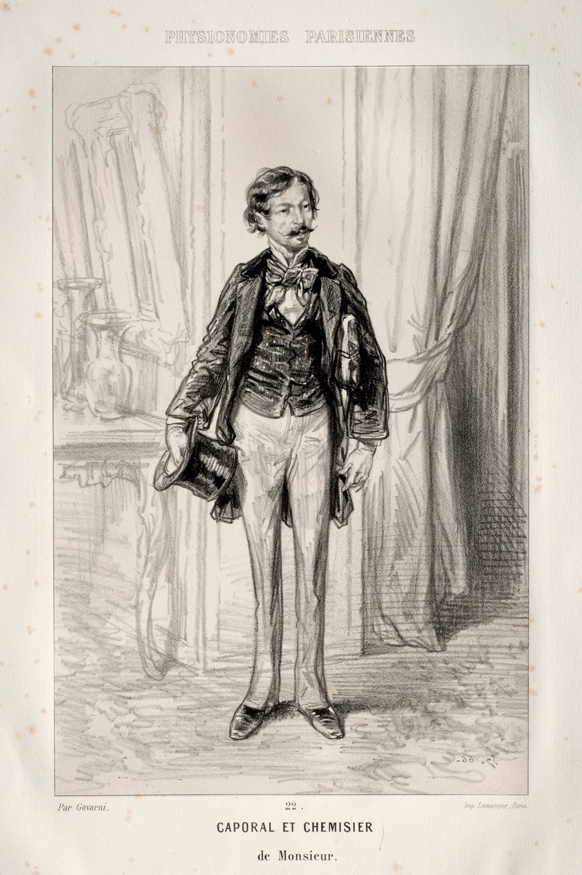 Korporal und Hemdenmacher von Paul Gavarni