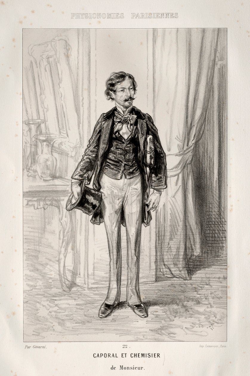 Caporal et Chemisier von Paul Gavarni