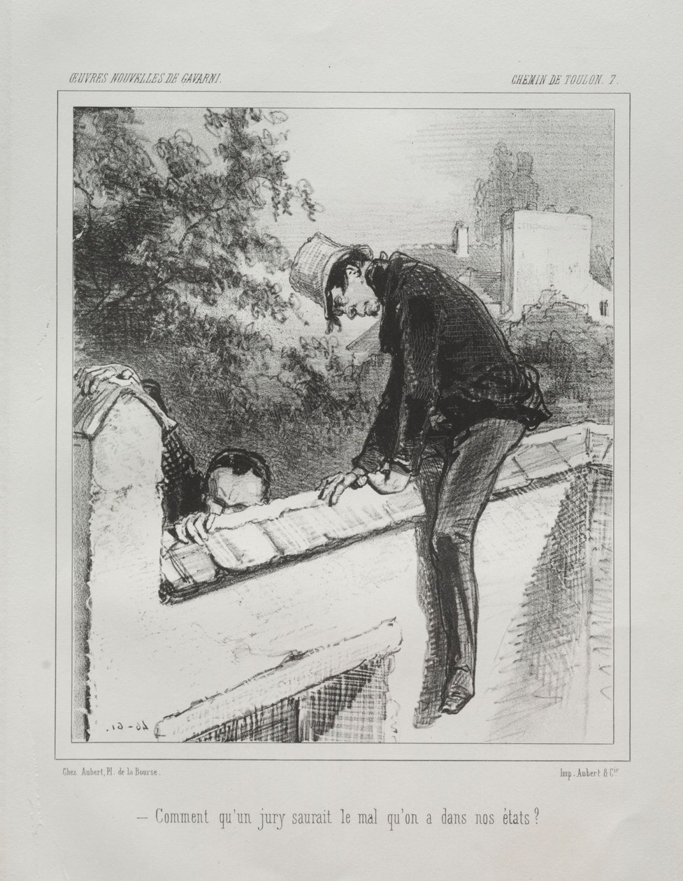 Chemin de Toulon von Paul Gavarni