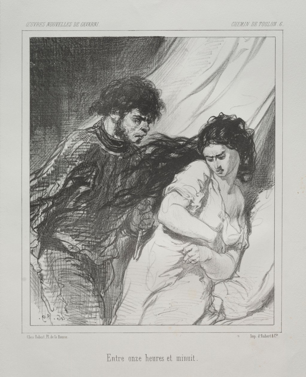 Chemin de Toulon von Paul Gavarni