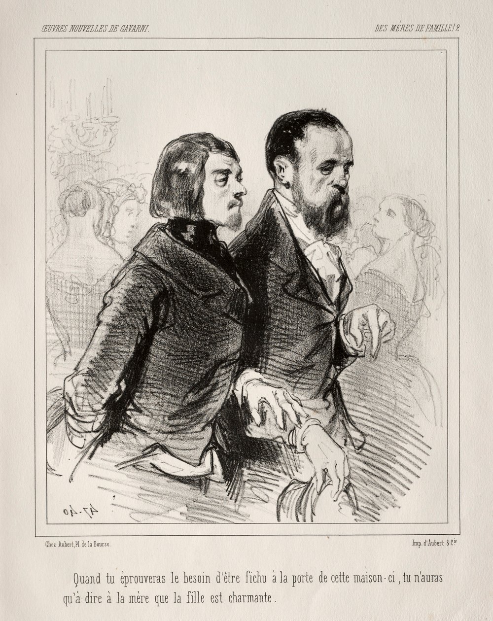 Des Mères de Famille! von Paul Gavarni