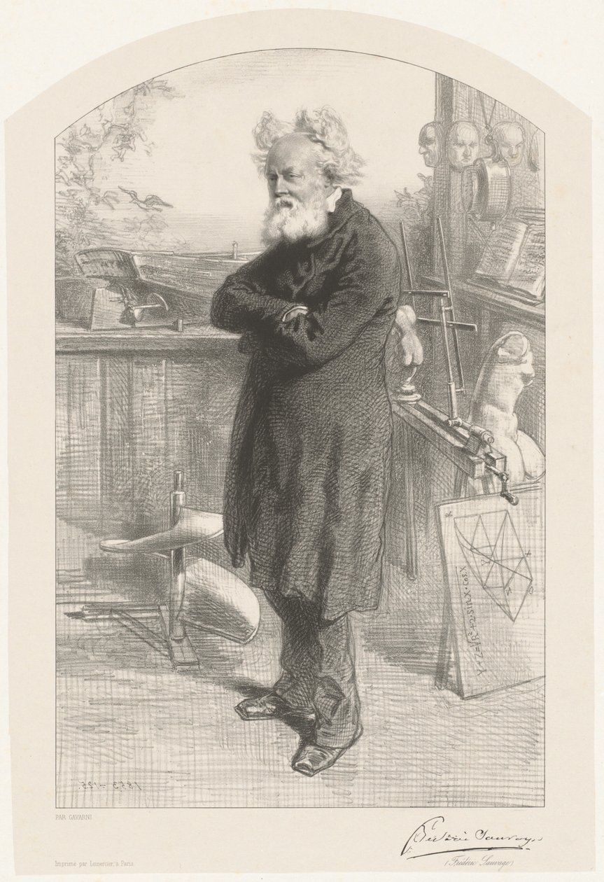 Frédéric Sauvage von Paul Gavarni