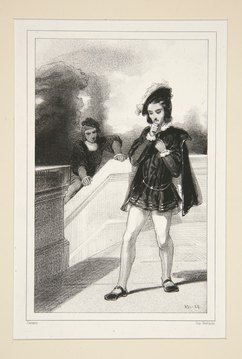 HENRI DE FRANCE ET CASTELNAU. 1532. von Paul Gavarni