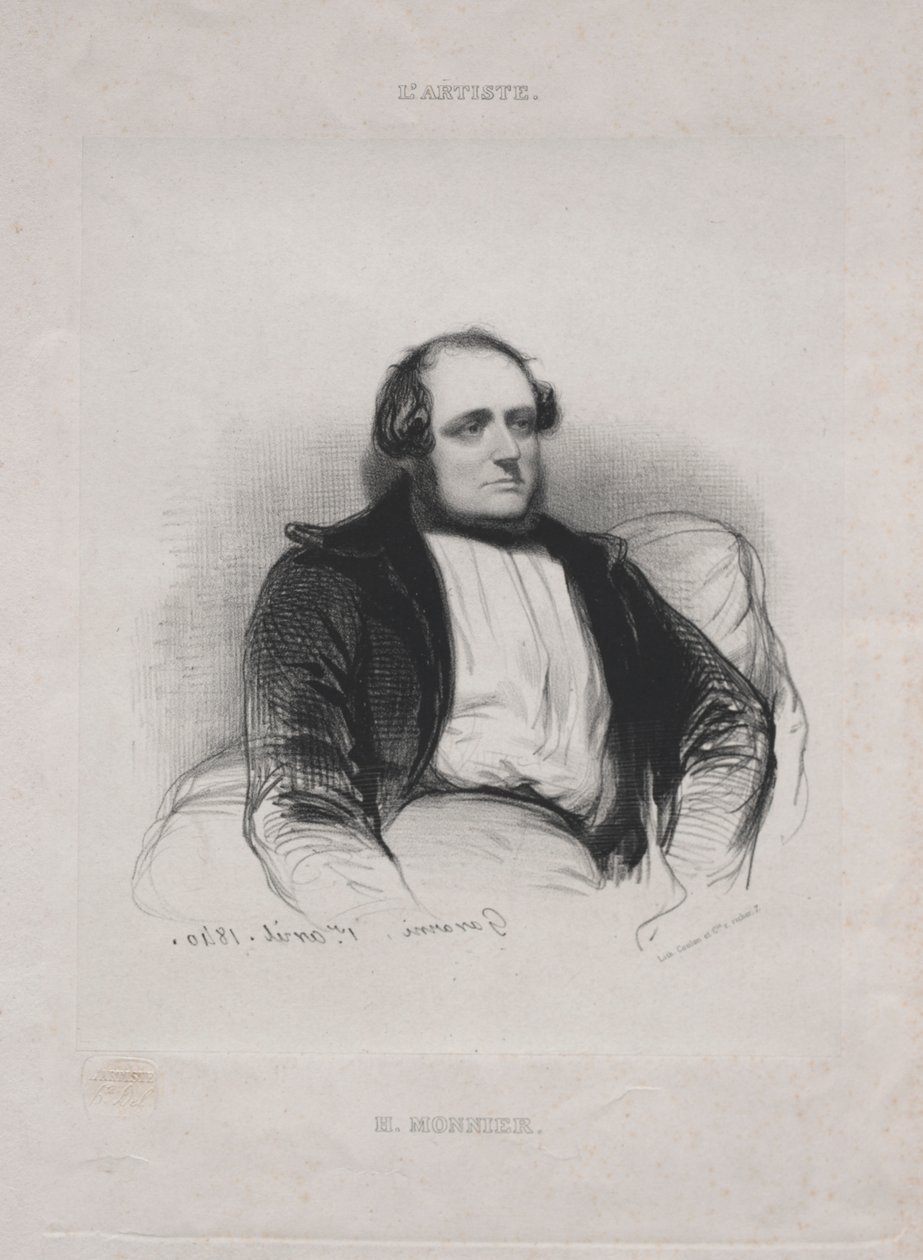 Henri (Bonaventure) Monnier von Paul Gavarni