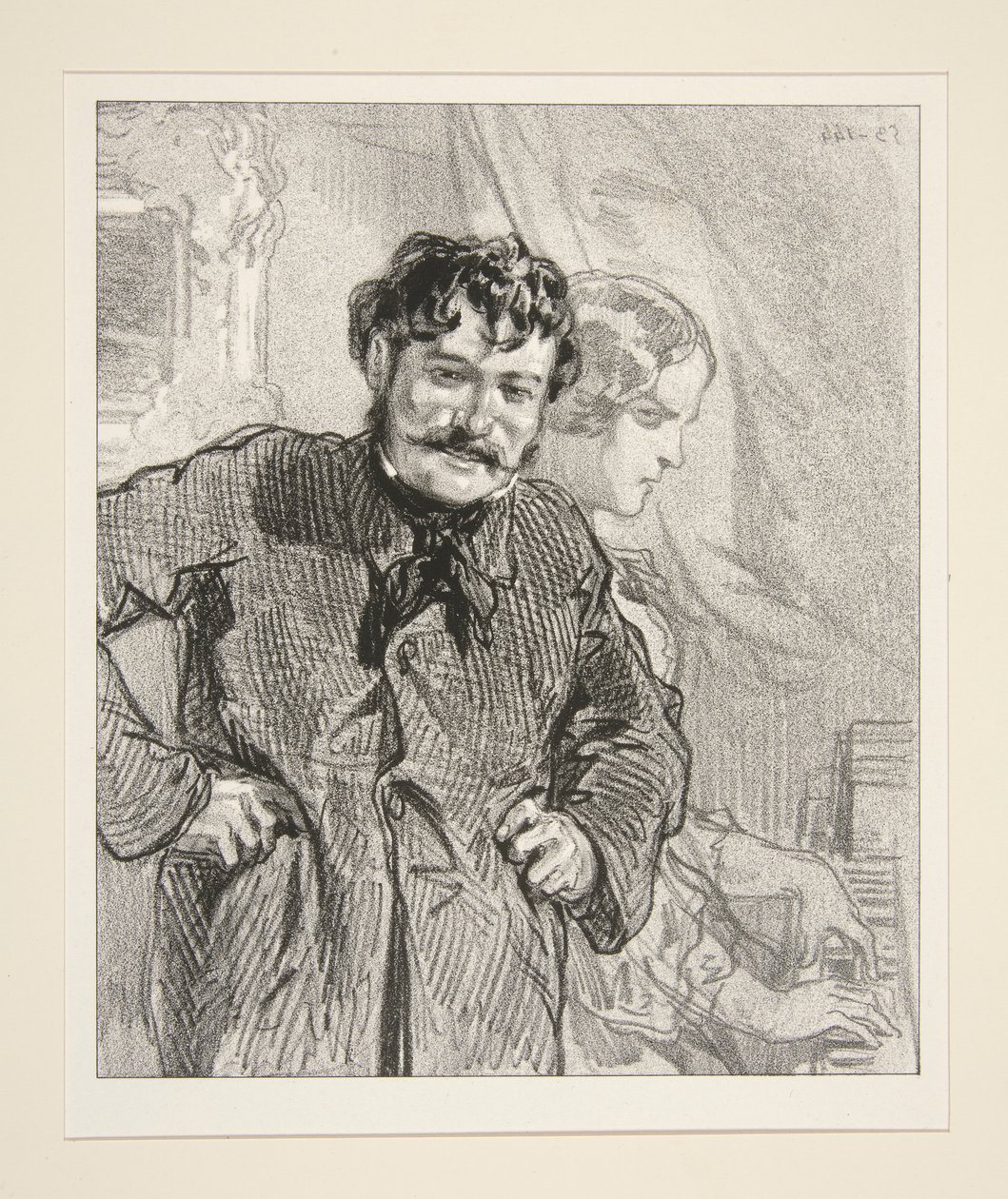 Ich bin wie diese Figur von von Paul Gavarni