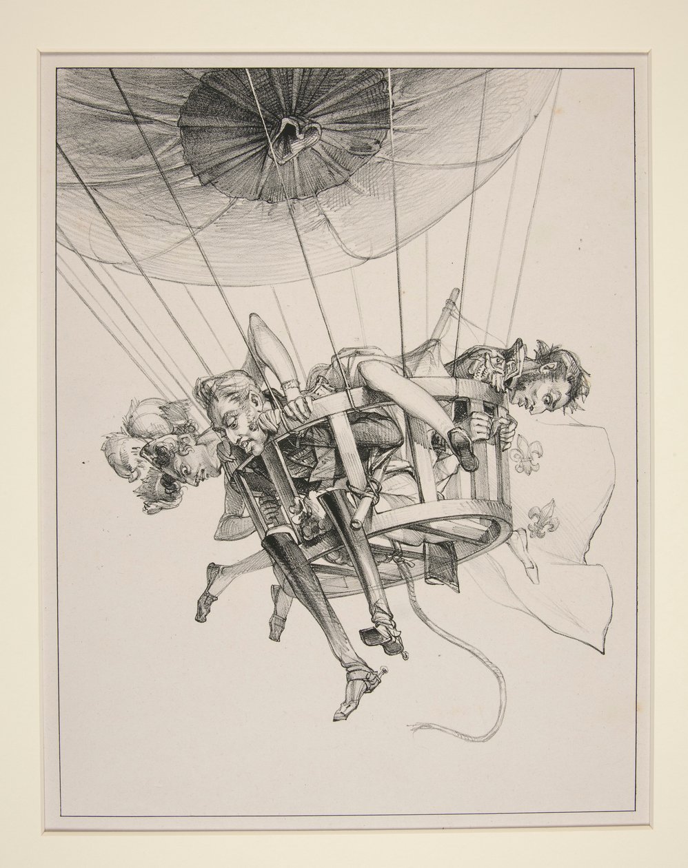 Der verlorene Ballon von Paul Gavarni
