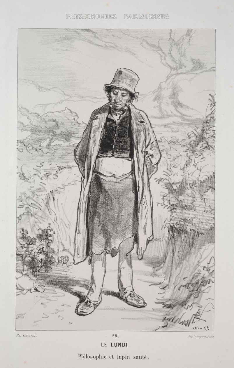 Der Montag von Paul Gavarni