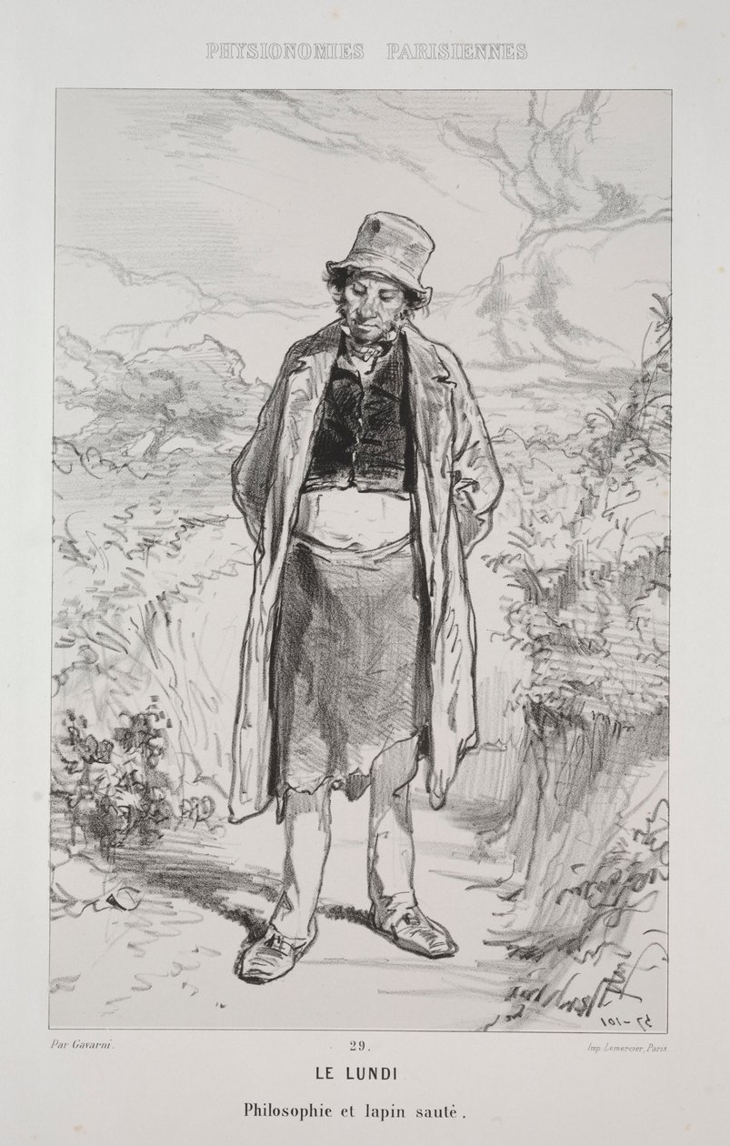 Der Montag von Paul Gavarni