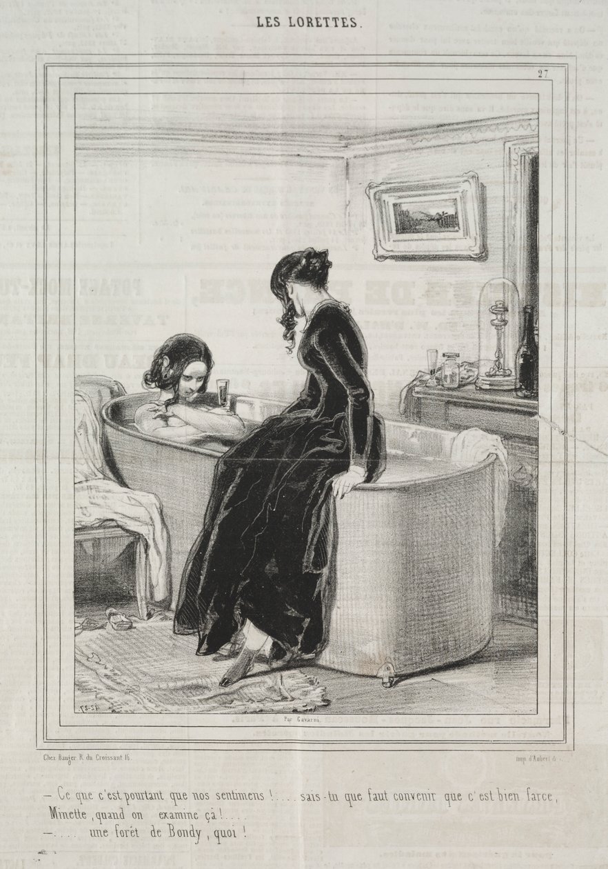 Les Lorettes von Paul Gavarni