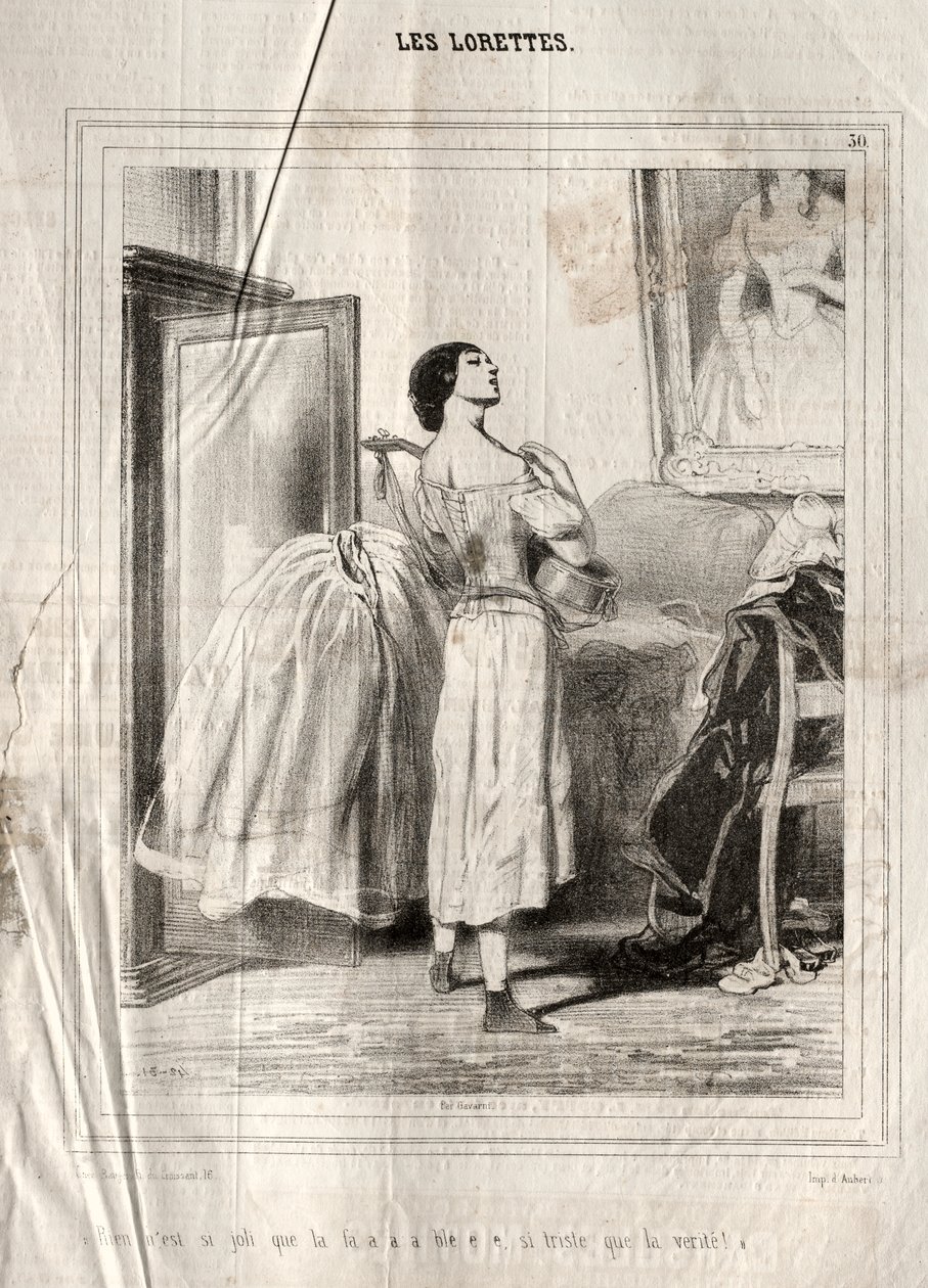 Les Lorettes von Paul Gavarni