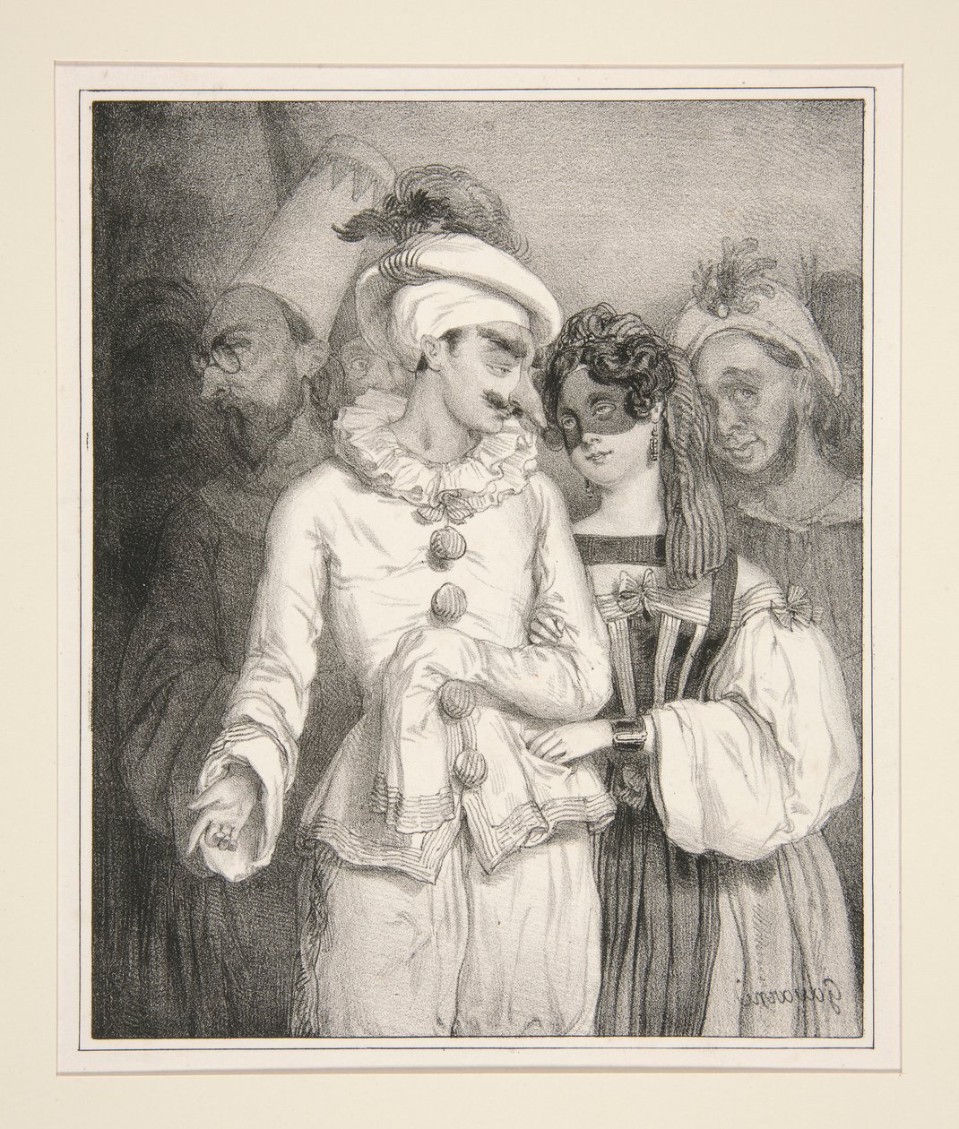 Maskerade von Paul Gavarni