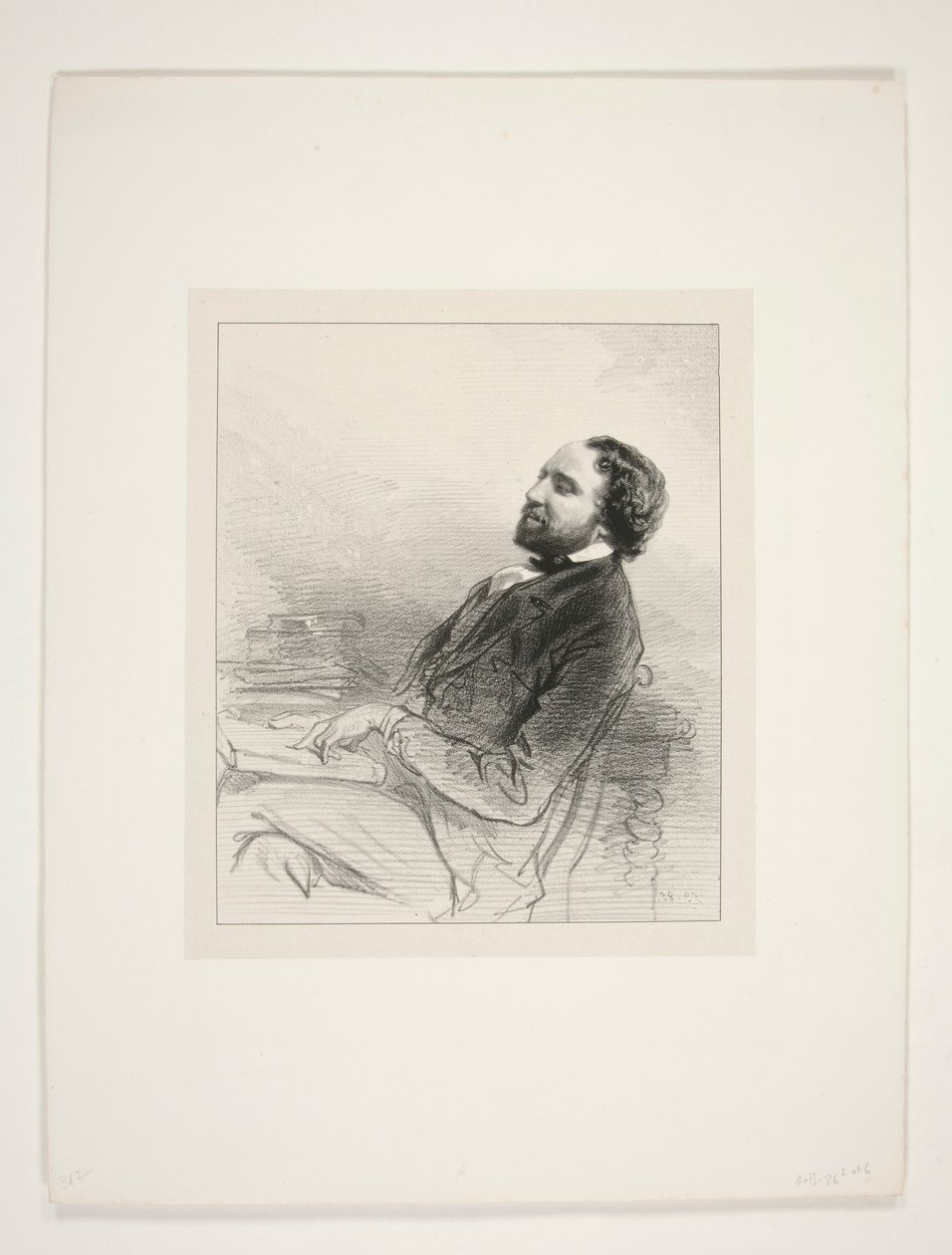 Old-Nick (Emile Forgues) von Paul Gavarni