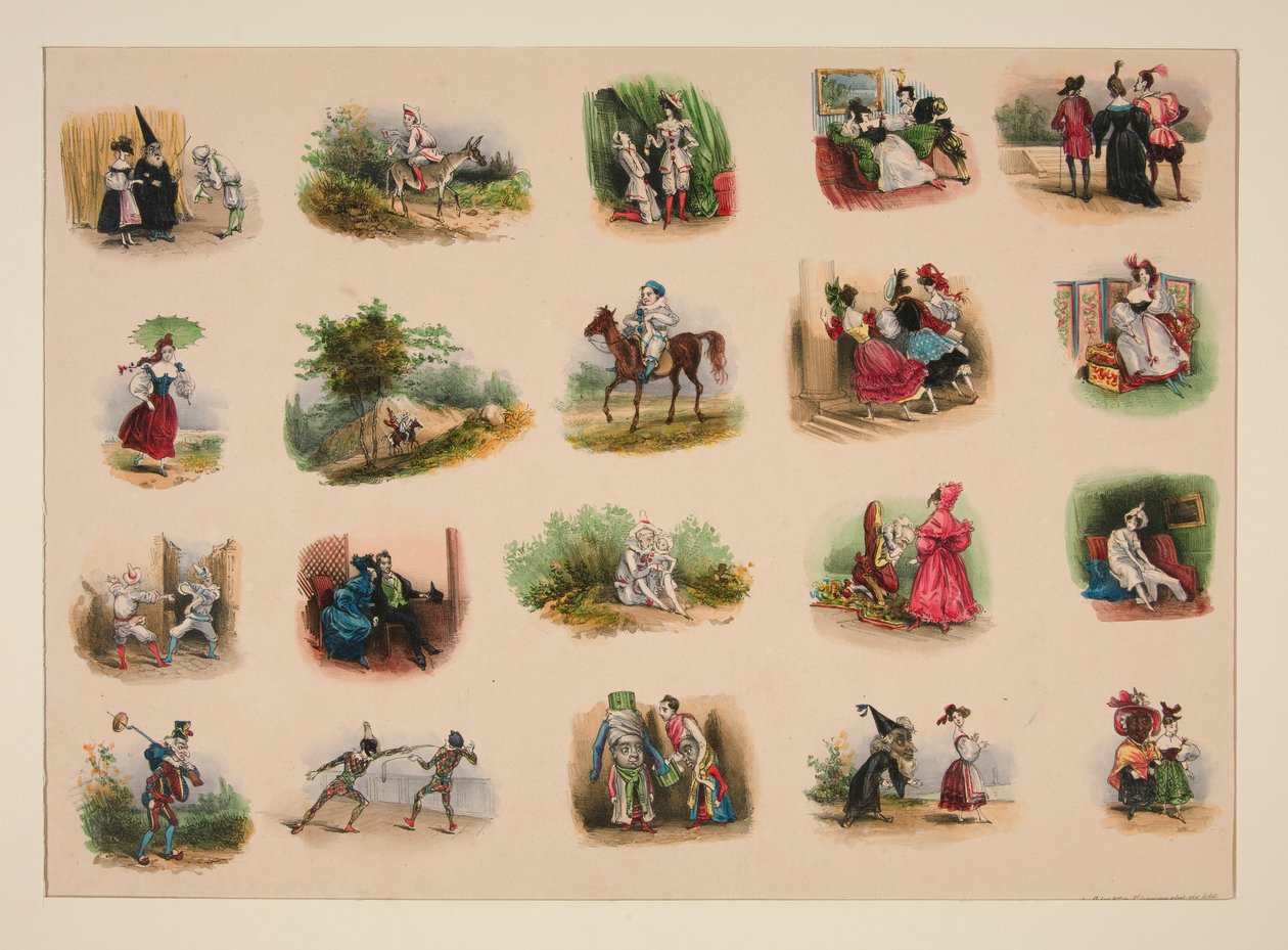 KLEINE VERKLEIDUNGEN von Paul Gavarni