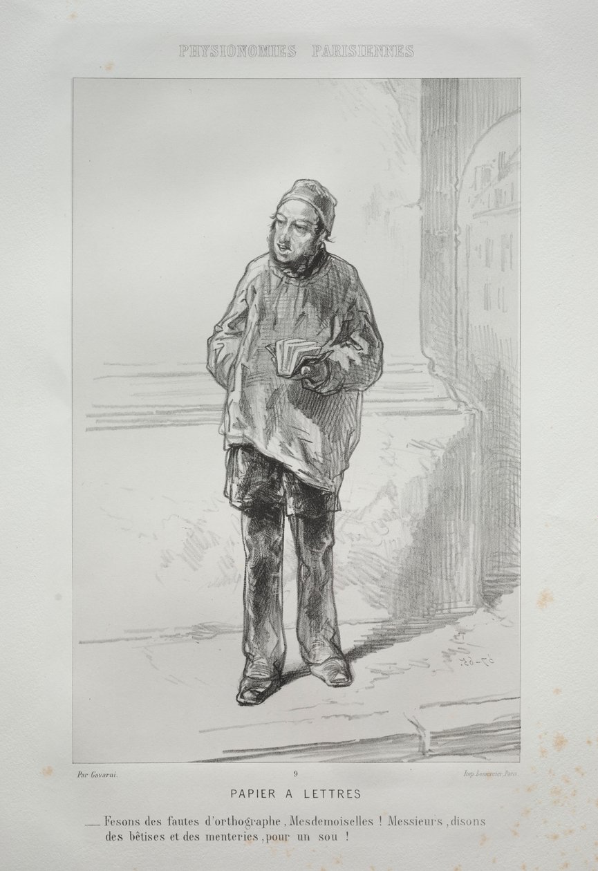 Papier à Lettres von Paul Gavarni