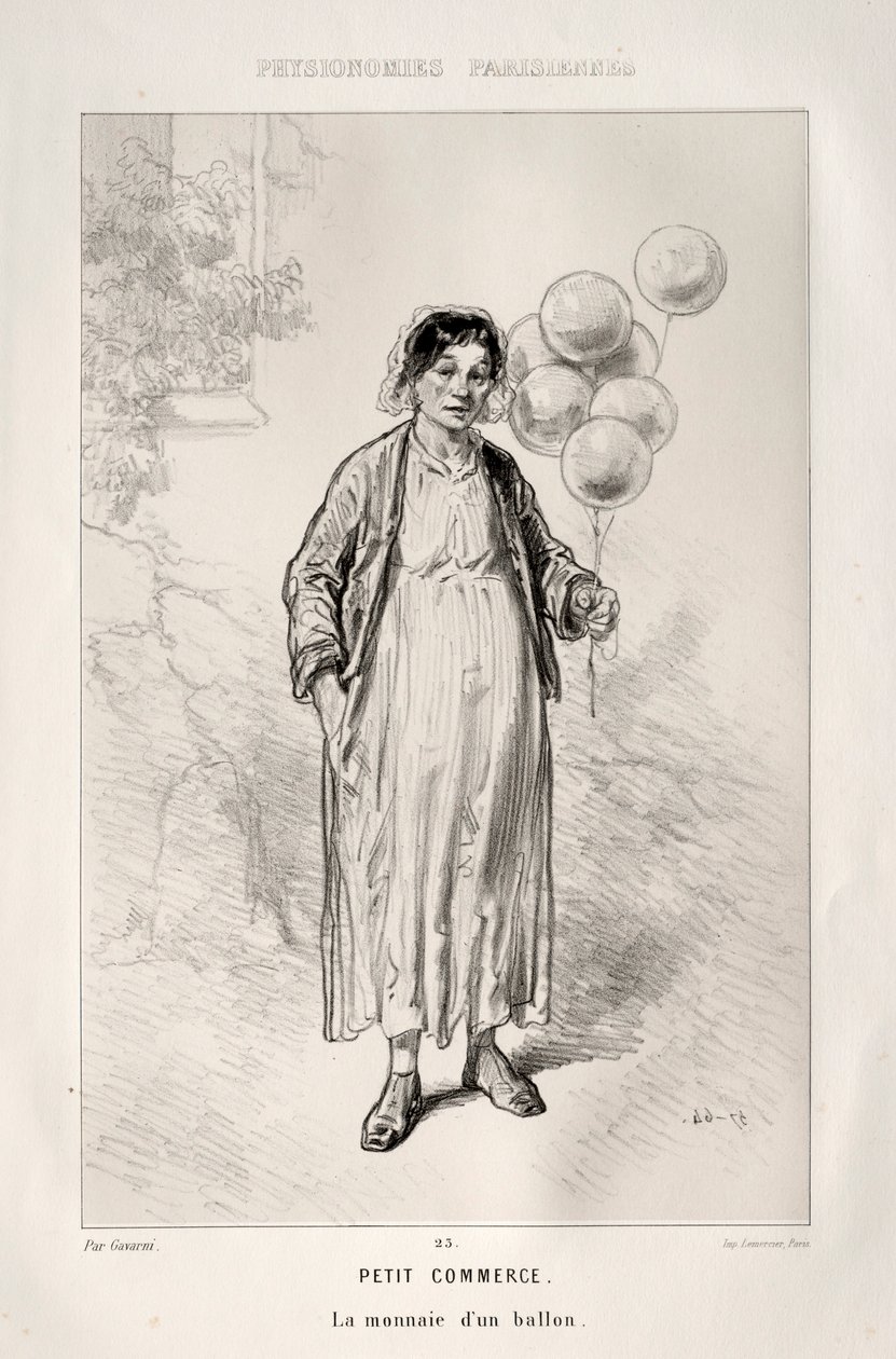 Petit Commerce von Paul Gavarni