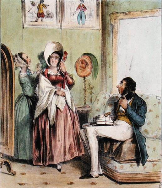 Gelüste einer schwangeren Frau von Paul Gavarni