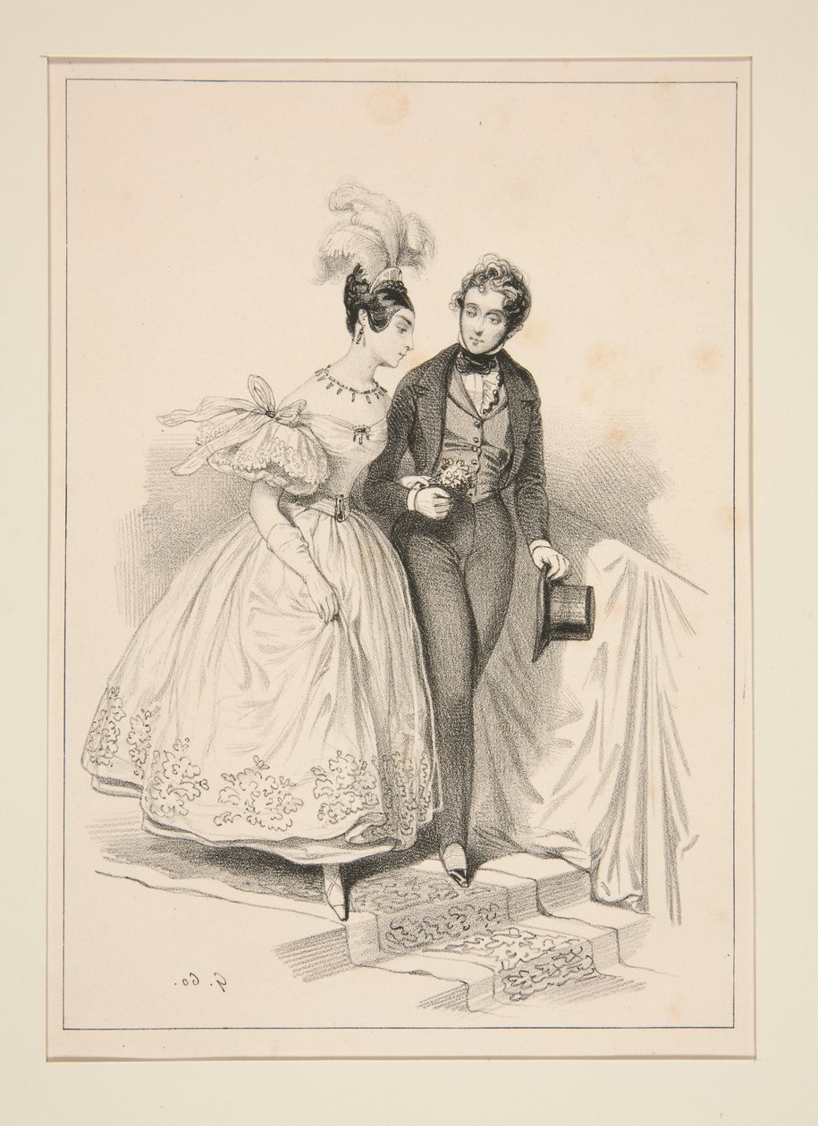 SOUVENIR DU BAL DE L von Paul Gavarni