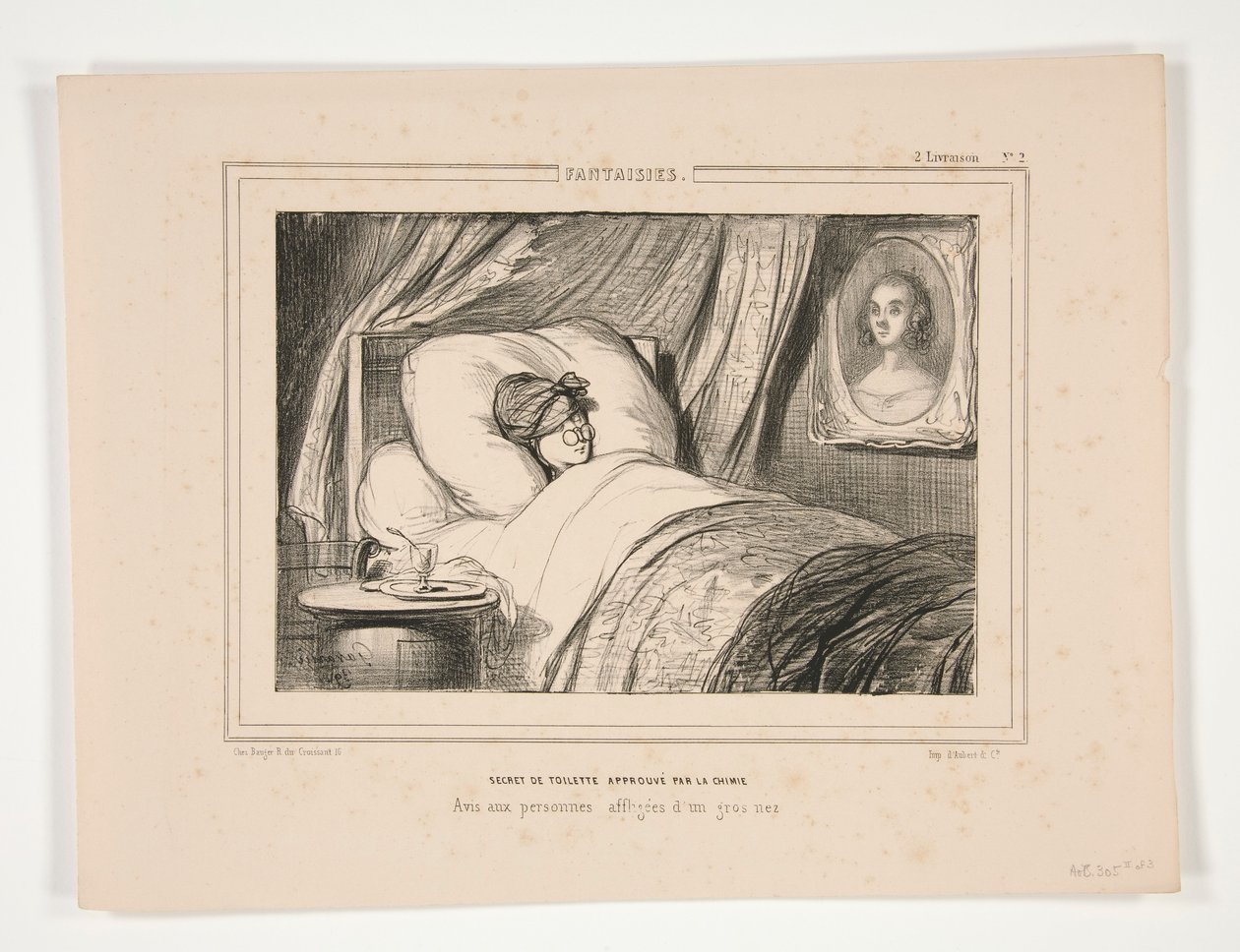 Sechs Uhr morgens von Paul Gavarni