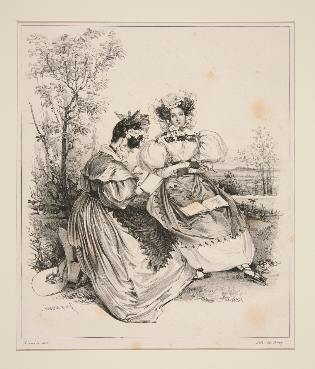 Ländliche Toilette von Paul Gavarni