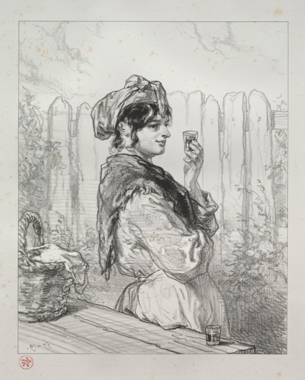 Der Brandy-Pfirsich von Paul Gavarni