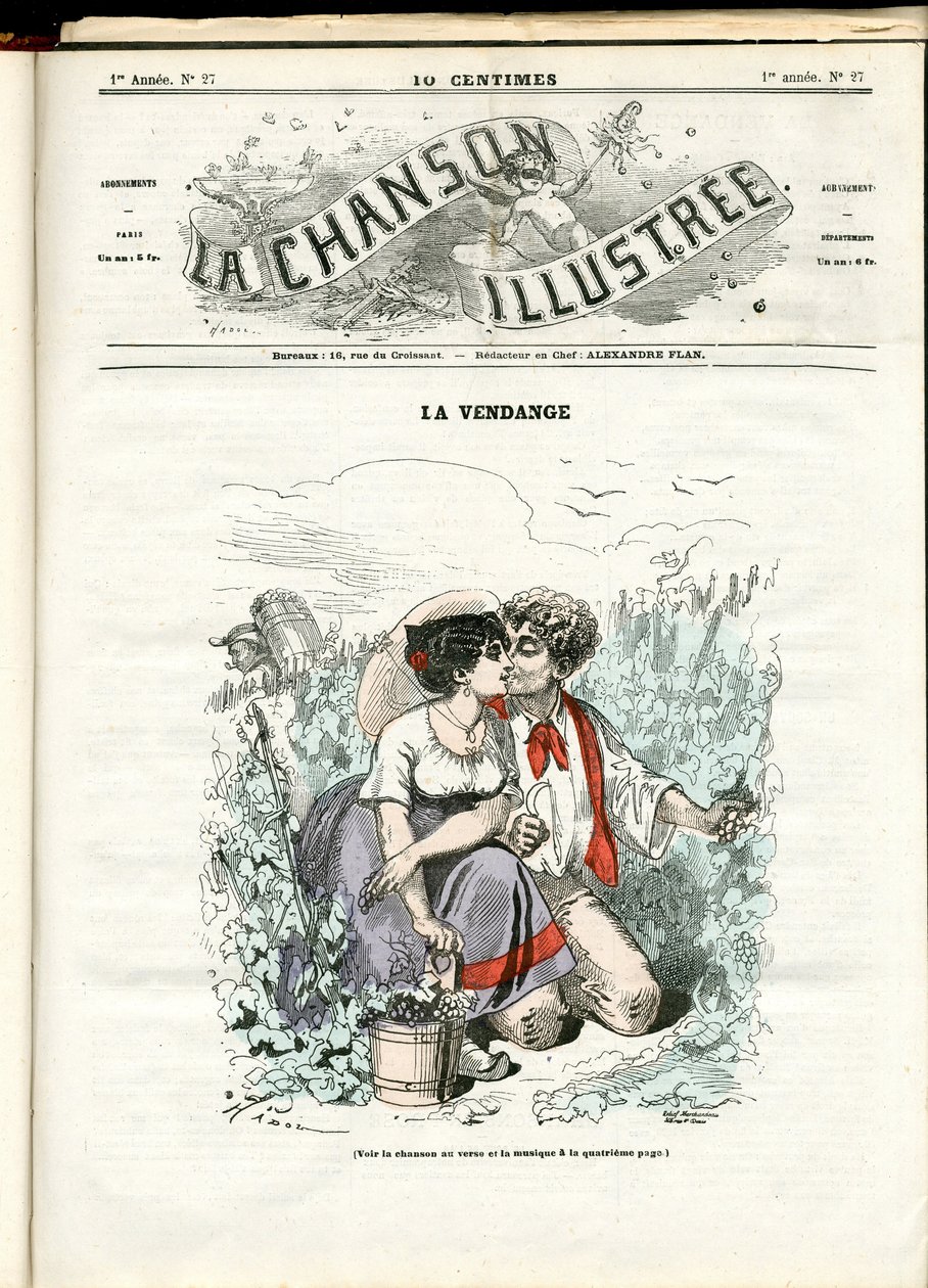 La Chanson illustrée (Zeitschrift), Nummer 27 von Paul Hadol