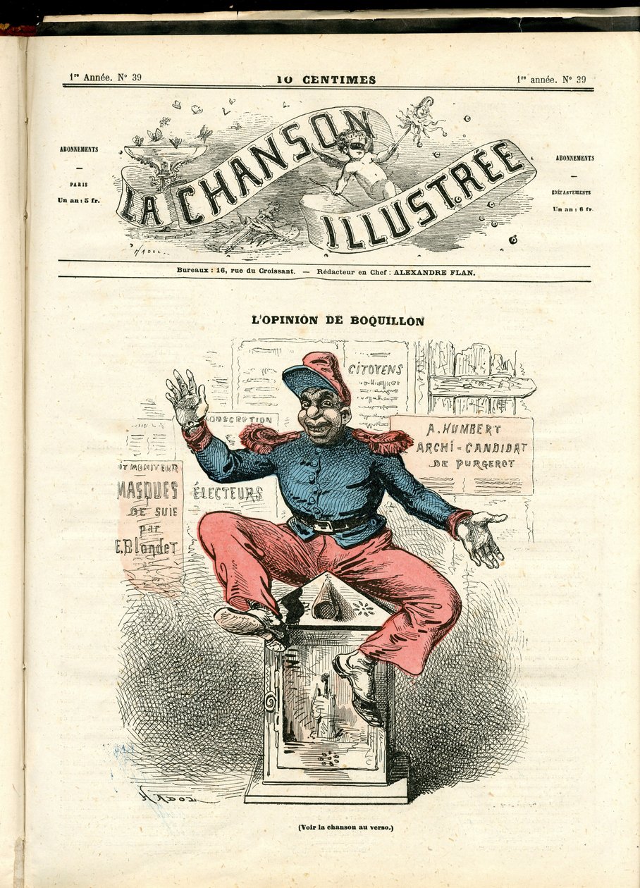 La Chanson illustrée (Zeitschrift), Nummer 39 von Paul Hadol