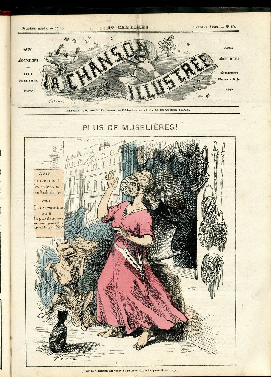 La Chanson illustree (Zeitschrift), Nummer 65 von Paul Hadol