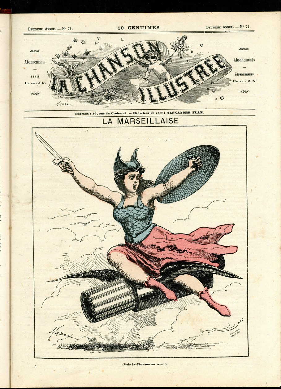 La Chanson illustree (Zeitschrift), Nummer 71 von Paul Hadol