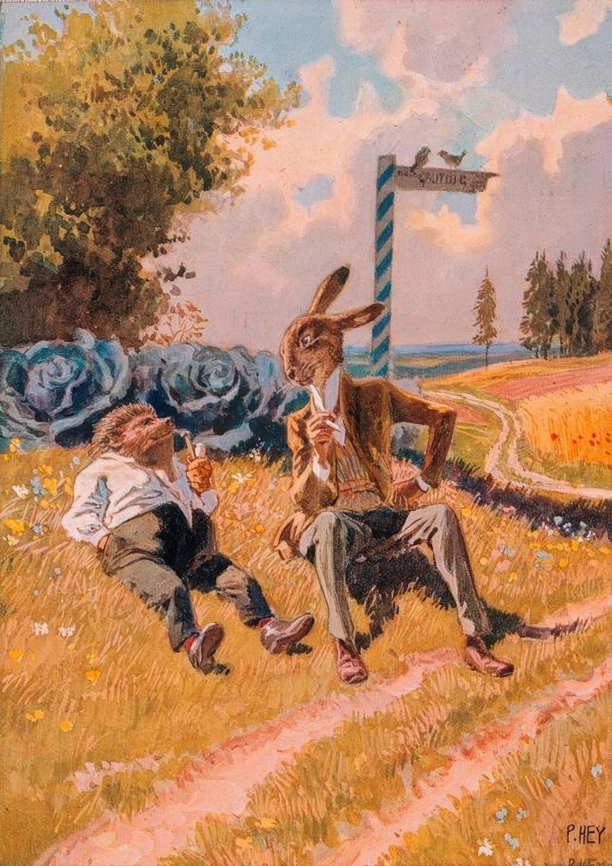 Der Hase und der Igel von Paul Hey