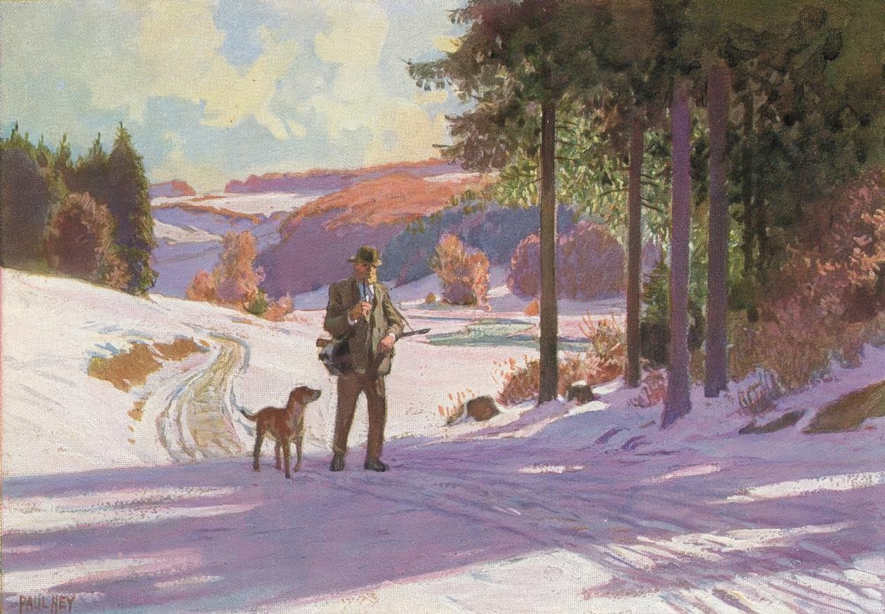 Weihnachtsmorgen im Wald von Paul Hey