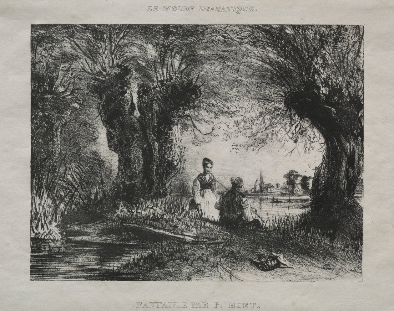 Fantasie, 1836 von Paul Huet
