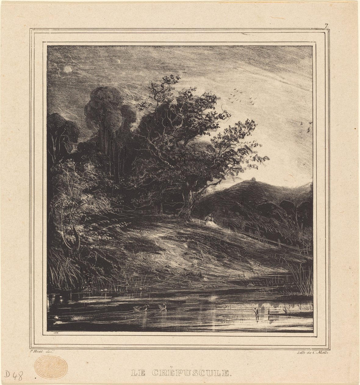 Die Dämmerung von Paul Huet