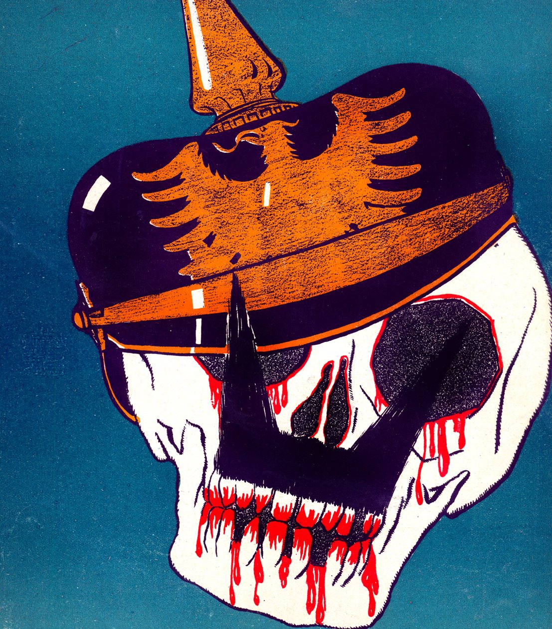 Karikatur von Kaiser Wilhelm, 13. April 1916 von Paul Iribe