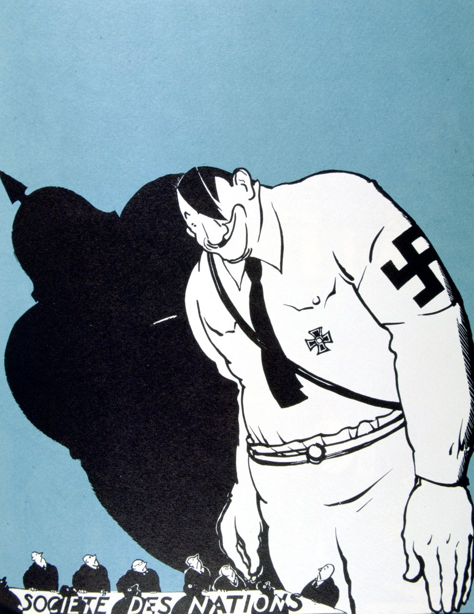 Hitler und der Völkerbund, 1935 von Paul Iribe