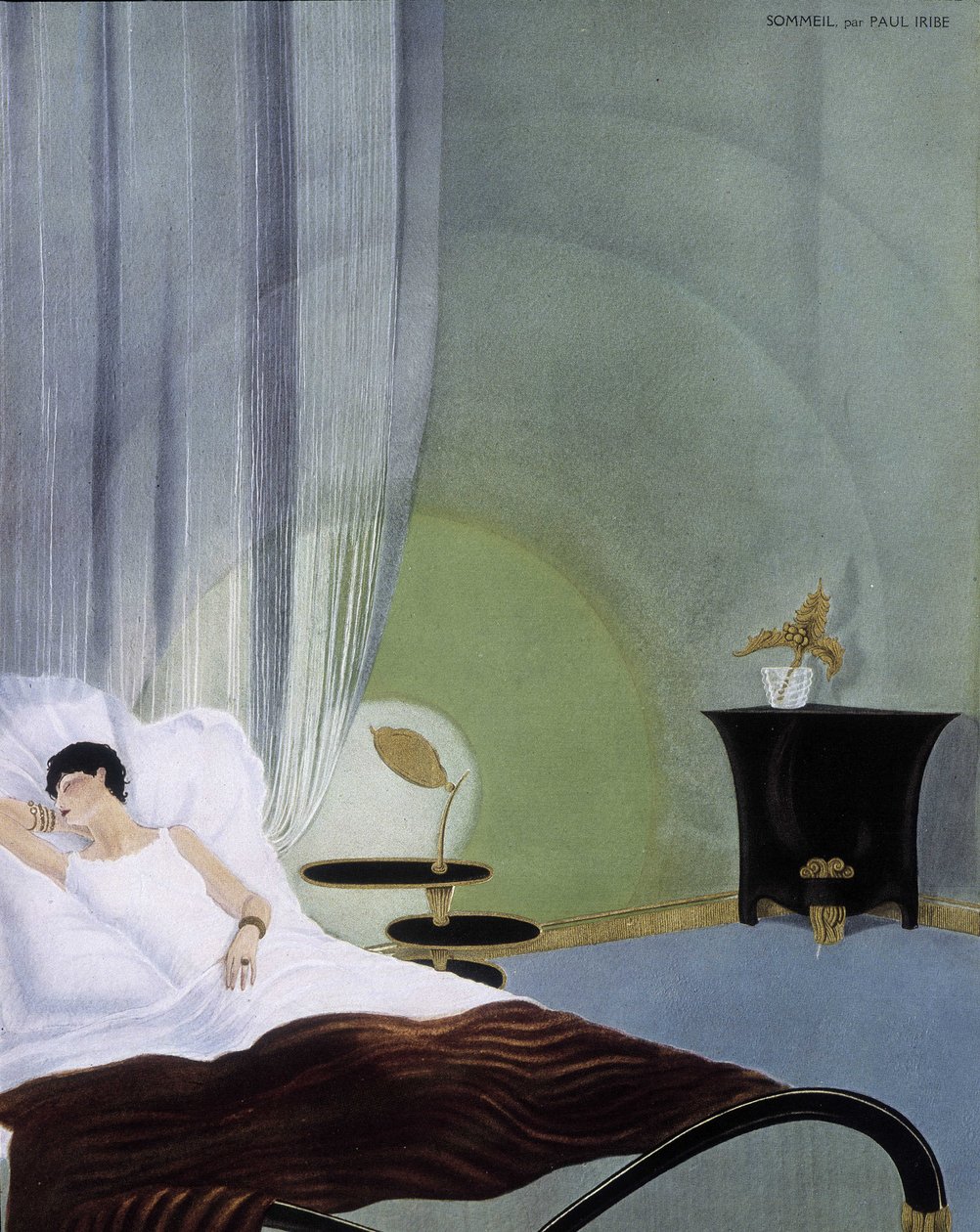 Schlaf - von Paul Iribe. (1883-1935) von Paul Iribe