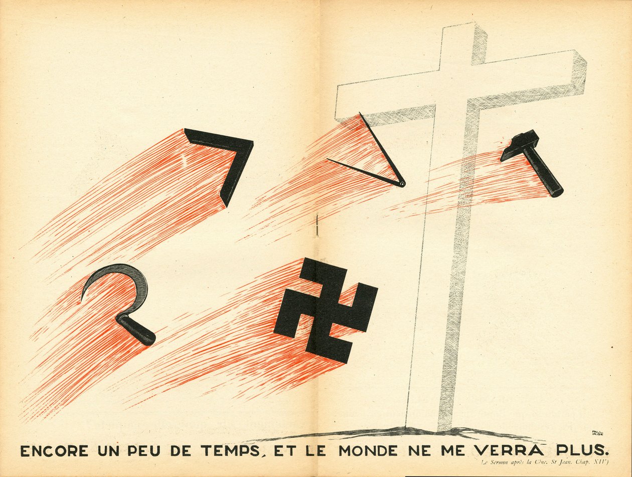 Der Temoin, Satirisch in Farben von Paul Iribe