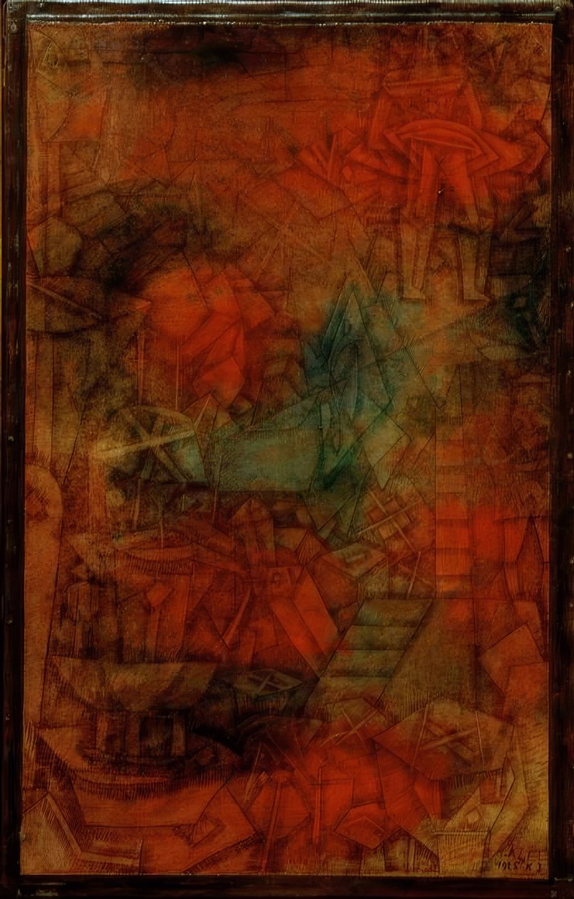 (Theater) Bühnenprobe von Paul Klee
