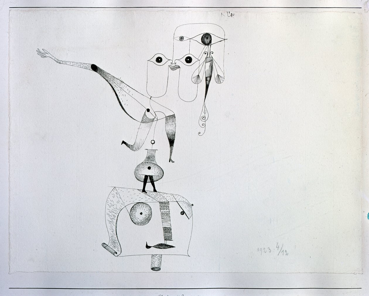 Eine Laune des Gleichgewichts von Paul Klee