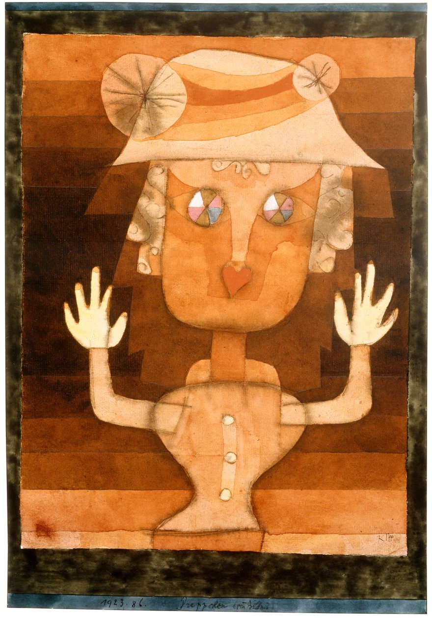 Eine Puppe, 1923 von Paul Klee