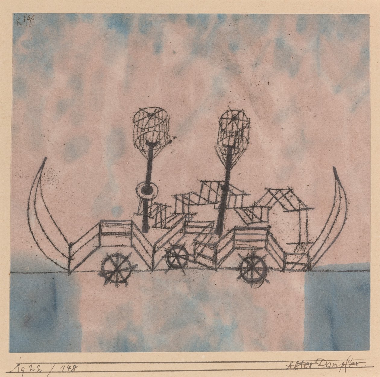 Alter Dampfer von Paul Klee