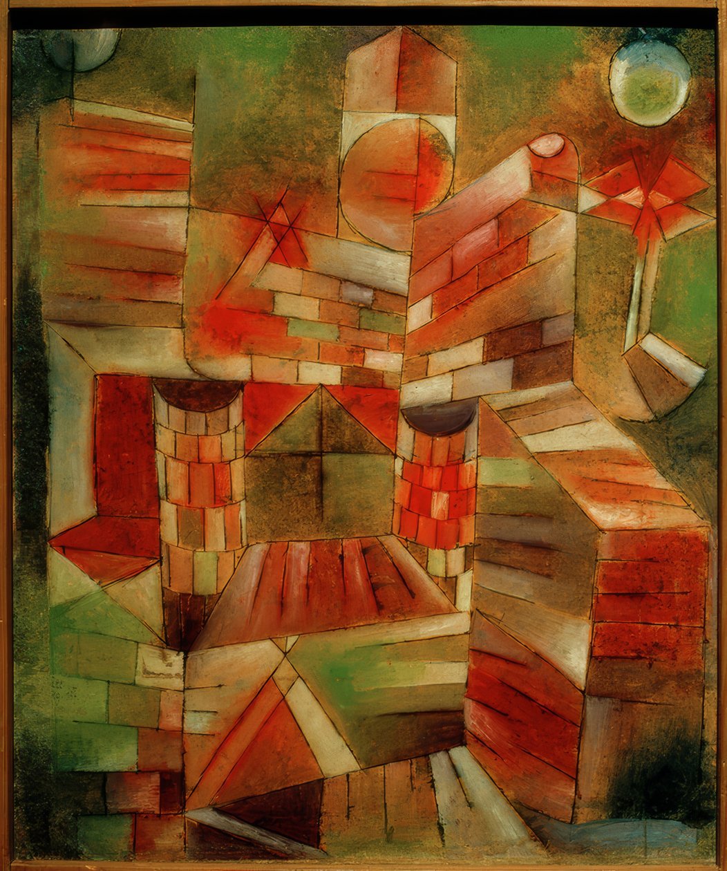 Architektur mit Fenster von Paul Klee
