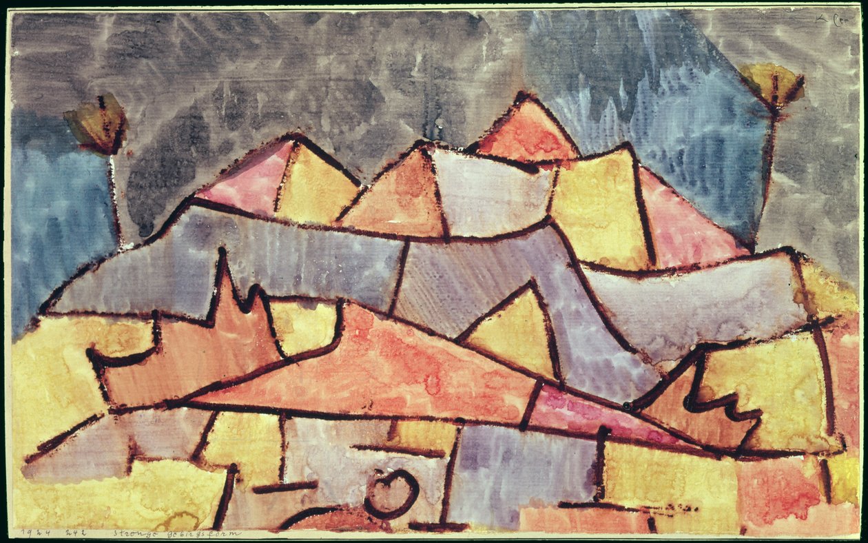 Strenge Bergform von Paul Klee