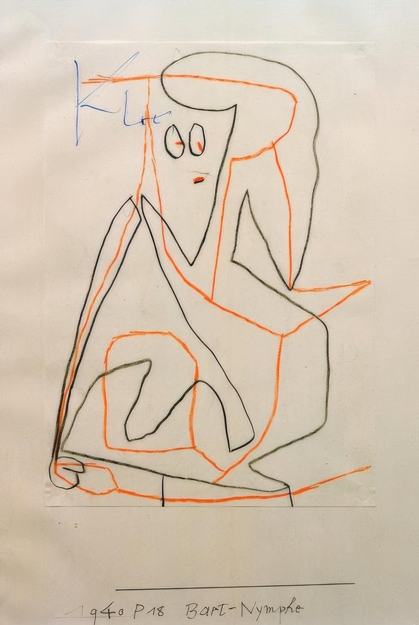 Bart-Nymphe von Paul Klee