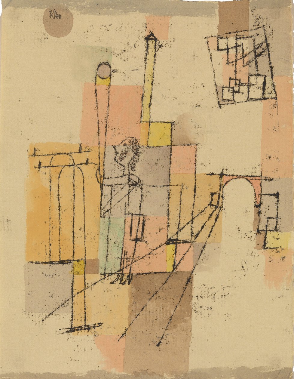 Vor dem Fest, 1920 von Paul Klee