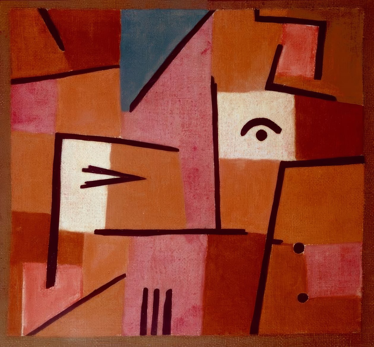 Blick aus Rot von Paul Klee