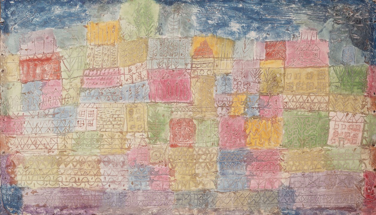 Bunte Landschaft von Paul Klee