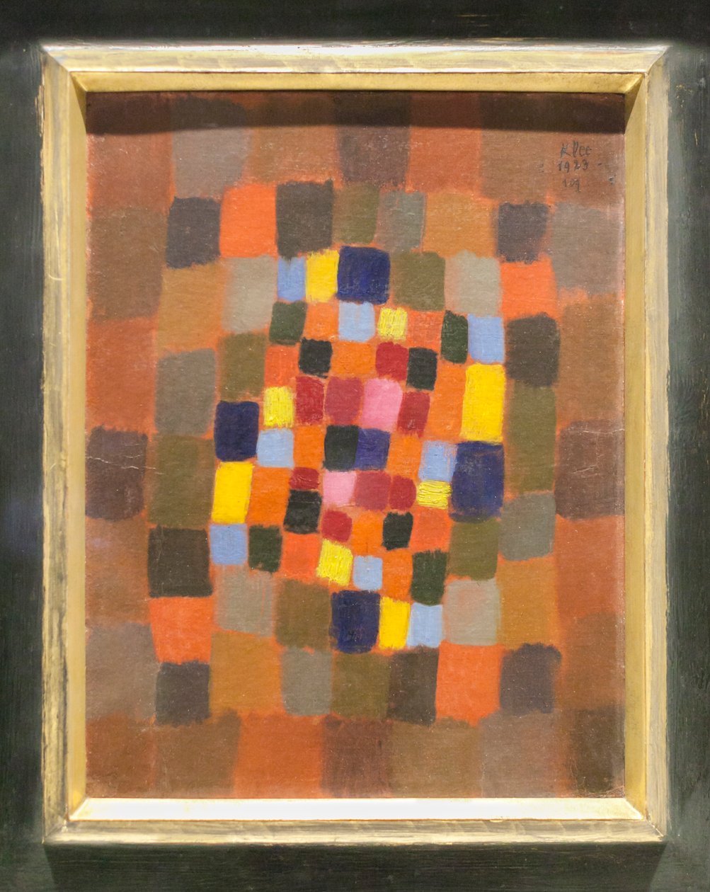 Buntes Blumenbeet von Paul Klee
