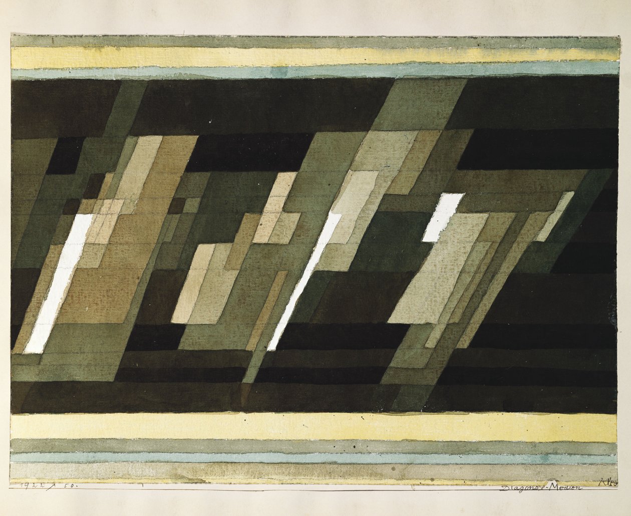 Diagonal-Medien von Paul Klee